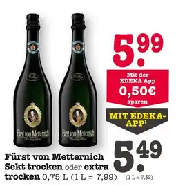 E-Center Fürst von metternich sekt trocken oder extra trocken Angebot