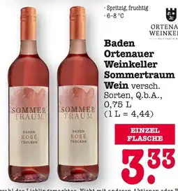 E-Center Ortenauer weinkeller baden sommertraum wein Angebot