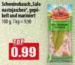 Mix Markt Schweinebauch ,,Salo nastojaschee" Angebot