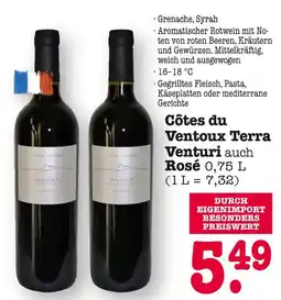 E-Center Ventoux côtes du ventoux terra venturi auch rosé Angebot