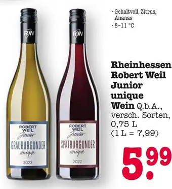 E-Center Robert weil grauburgunder Angebot