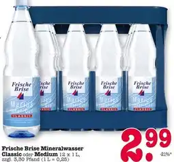 E-Center Frische brise mineralwasser classic Angebot