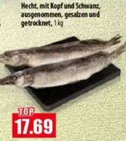 Mix Markt Hecht, mit Kopf und Schwanz, ausgenommen Angebot