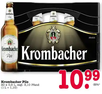E-Center Krombacher pils Angebot