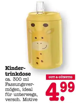 E-Center Gut & günstig kindertrinkdose Angebot