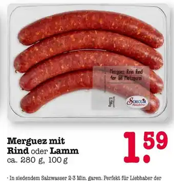 E-Center Schick-in merguez mit rind oder lamm Angebot