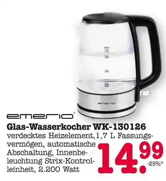 E-Center Emerio glas-wasserkocher Angebot