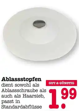 E-Center Gut & günstig ablassstopfen Angebot