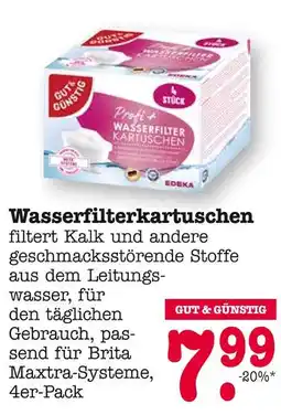 E-Center Gut & günstig wasserfilterkartuschen Angebot