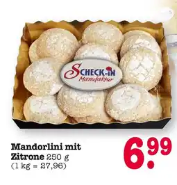 E-Center Scheck-in manufaktur mandorlini mit zitrone Angebot