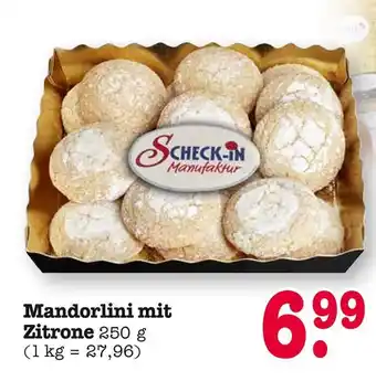 E-Center Scheck-in manufaktur mandorlini mit zitrone Angebot