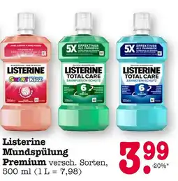 E-Center Listerine mundspülung premium Angebot