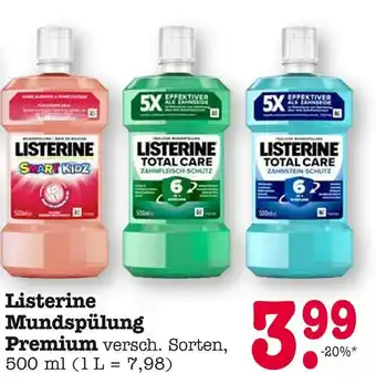 E-Center Listerine mundspülung premium Angebot