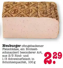 E-Center Neuburger fleischkäse Angebot