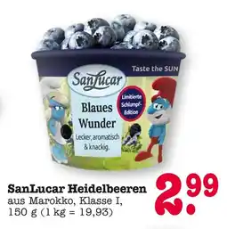 E-Center Sanlucar heidelbeeren Angebot