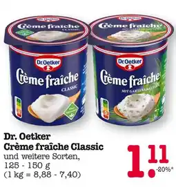 E-Center Dr. oetker crème fraîche classic Angebot