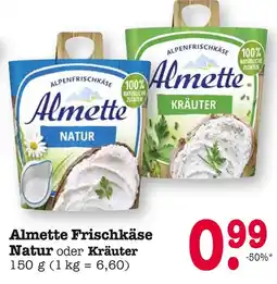 E-Center Almette natur oder kräuter Angebot
