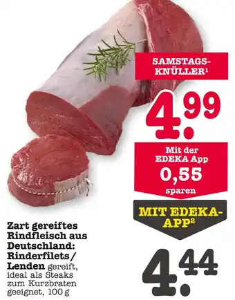 E-Center Rinderfilets/lenden Angebot