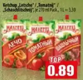 Mix Markt Ketchup Letscho/Tomatnij/ Schaschlitschnij Angebot
