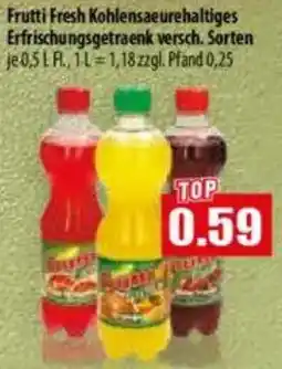 Mix Markt Frutti Fresh Kohlensaeurehaltiges Erfrischungsgetraenk Angebot