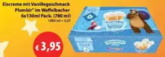 Mix Markt Eiscreme mit Vanillegeschmack Plombir Angebot