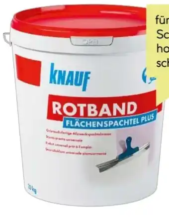 BayWa Knauf Rotband Flächenspachtel Plus Angebot
