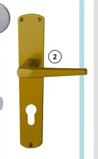 Hellweg Alpertec Langschild-Drückergarnitur Phil-LS PZ F4 7 Angebot