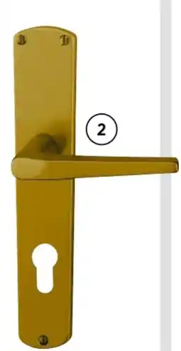 BayWa Alpertec Langschild-Drückergarnitur Phil-LS PZ F4 7 Angebot
