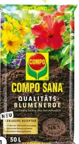 BayWa Compo Sana Qualitäts-Blumenerde Angebot
