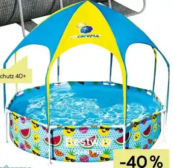 BayWa BestWay Stahlwandpool Splash-in-Shade Angebot