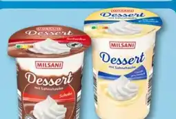 Aldi Nord Milsani Dessert mit Sahnehaub Schoko Angebot