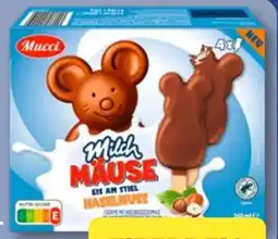 Aldi Nord Mucci Milch-Mäuse Eis am Stiel Angebot