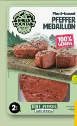 REWE The Green Mountain Vegan Plant-Based Pfeffer Medaillon Angebot