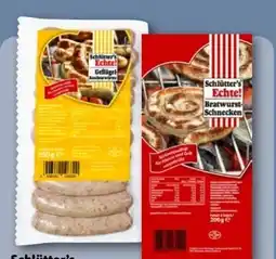 REWE Schlütters Echte Nürnberger Bratwurst-Schnecken Angebot