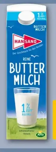 REWE Hansano Reine Buttermilch Angebot
