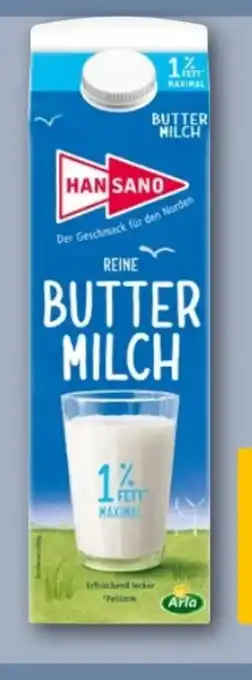 REWE Hansano Reine Buttermilch Angebot