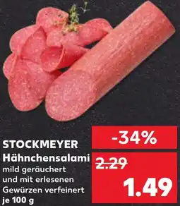 Kaufland STOCKMEYER Hähnchensalami Angebot