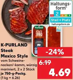Kaufland K-PURLAND Steak Mexico Style Angebot