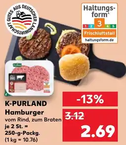 Kaufland K-PURLAND Hamburger Angebot