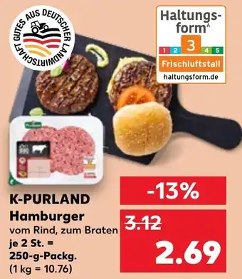 Kaufland K-PURLAND Hamburger Angebot