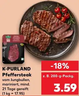 Kaufland K-PURLAND Pfeffersteak Angebot