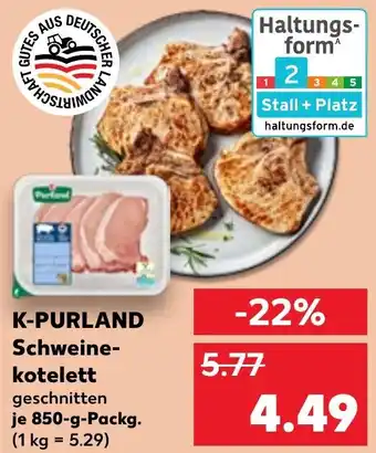 Kaufland K-PURLAND Schweinekotelett Angebot