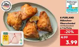 Kaufland K-PURLAND Hähnchen Oberschenkel Angebot