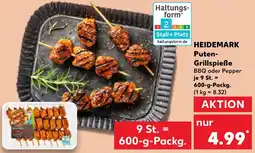 Kaufland HEIDEMARK Puten Grillspieße Angebot