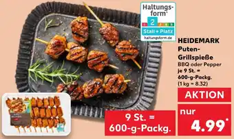 Kaufland HEIDEMARK Puten Grillspieße Angebot