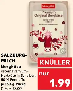 Kaufland SALZBURGMILCH Bergkäse Angebot