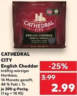 Kaufland CATHEDRAL CITY English Cheddar Angebot