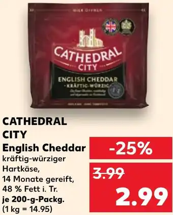 Kaufland CATHEDRAL CITY English Cheddar Angebot