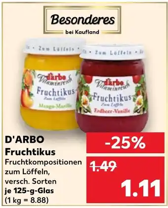 Kaufland D'ARBO Fruchtikus Angebot