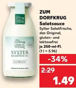 Kaufland ZUM DORFKRUG Salatsauce Angebot